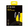 Cable WINX LINK Pro Type-C 1 m 100W PD USB 2.0 480Mbps negro
