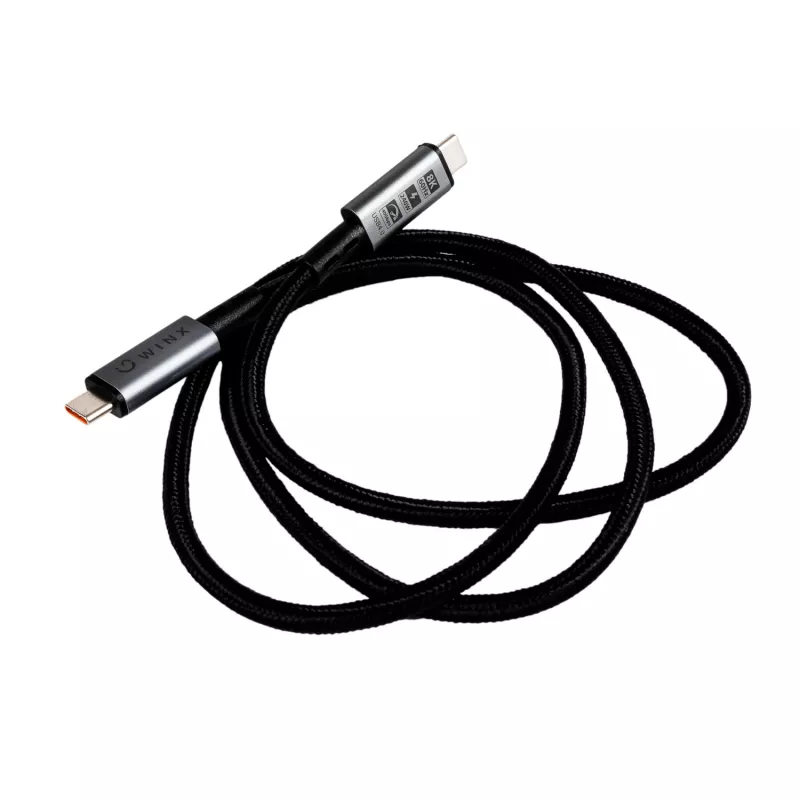 Cable WINX LINK Pro Type-C 1 m 100W PD USB 2.0 480Mbps negro