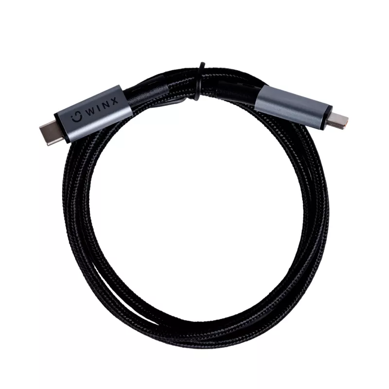 Cable WINX LINK Pro Type-C 1 m 100W PD USB 2.0 480Mbps negro