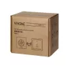 Timbre inalámbrico VIRONE DB-3 con pulsador sin pilas, emisor autoaprendizaje, 80 m