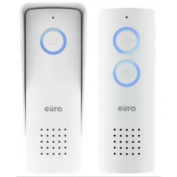 Intercomunicador inalámbrico Eura ADP-80A3 White