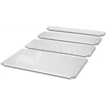 Wirewin BP 4U Placa ciega para rack de 19 pulgadas, Negro