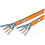 Wirewin VKW SFTP K7 LSOH3 500DXB cable de red Cat.7 S/FTP por metros, 500 m, naranja, LSOH3