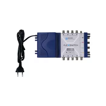 WISI DXS0508 FLEXSWITCH Multiswitch 5 entradas 8 salidas activo con fuente de alimentación