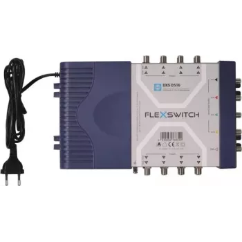 WISI DXS0516 FLEXSWITCH multiconmutador 5 entradas 16 salidas SAT/Terr