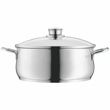 WMF Diadem Plus olla para asar 16 cm, 1,5 L, redonda, acero inoxidable (0730176040)