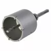 wolfcraft 5483000 corona hueca 68 mm para mampostería y hormigón