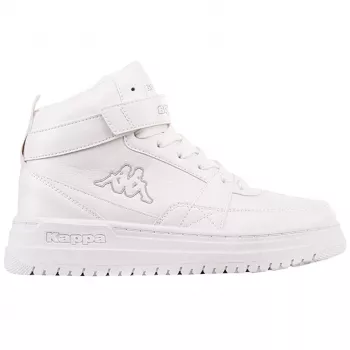 Zapatos mujer Kappa Draydon 243346 1014 39 - zapatillas lifestyle blancas/rosas