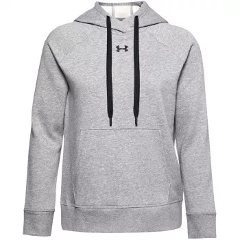 Under Armour mujer Rival Fleece HB sudadera con capucha Mod Gray Light Heather