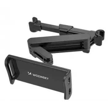 Wozinsky soporte ajustable para reposacabezas de tableta o teléfono negro