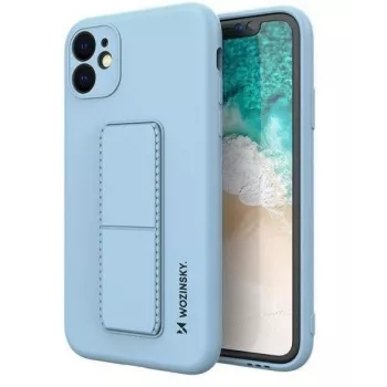 Funda con soporte Wozinsky para Apple iPhone 12 funda de silicona con soporte azul