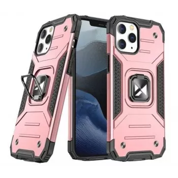 Wozinsky Apple iPhone 13 Pro funda Ring Armor con soporte resistente rosa