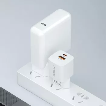 Wozinsky CMWCW fuente de alimentación 20W USB-C / USB-A - blanca