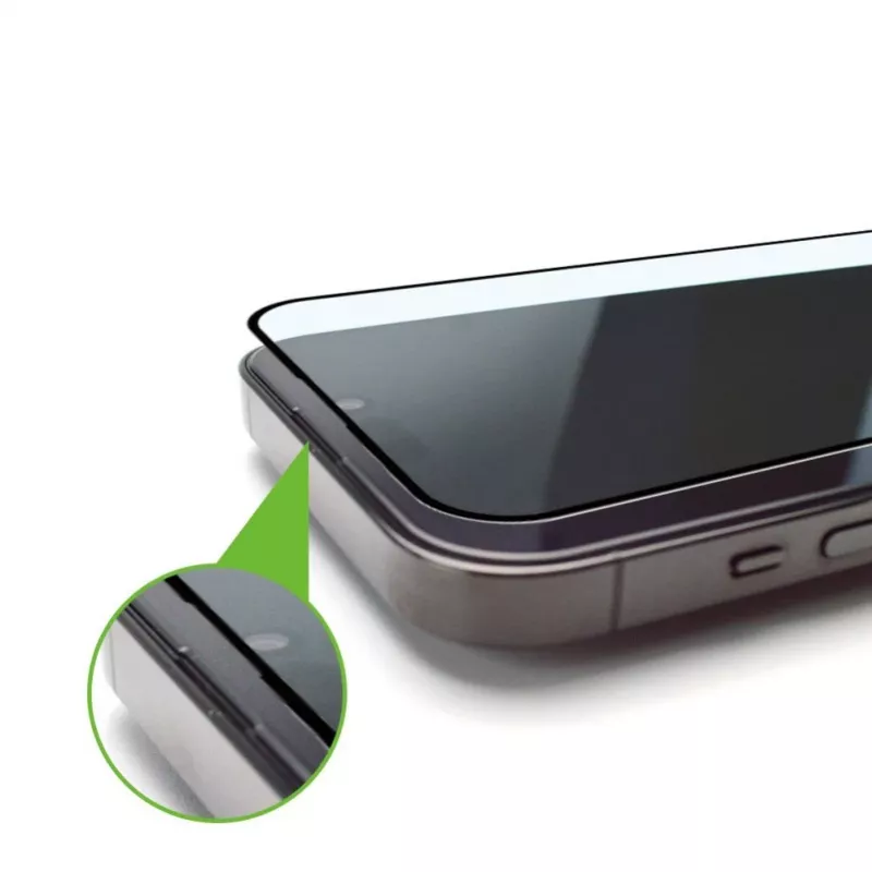 Wozinsky Premium Glass Protector de pantalla Vidrio Templado 9H con Marco de Montaje para Apple iPhone 13 Pro Max - Negro