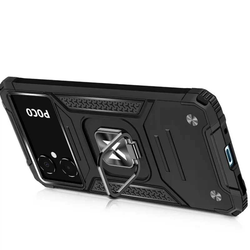 Wozinsky Ring Armor Case para Google Pixel 7 Pro - Funda blindada con anillo magnético - Negro