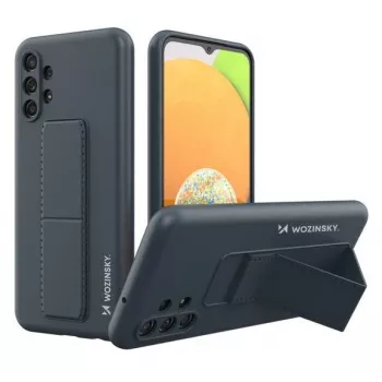 Wozinsky Samsung Galaxy A13 5G Funda con soporte de silicona Stand Cover azul marino