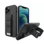 Wozinsky Samsung Galaxy A52s 5G / A52 5G / A52 4G funda de gel con cordón de cadena y bolso negro