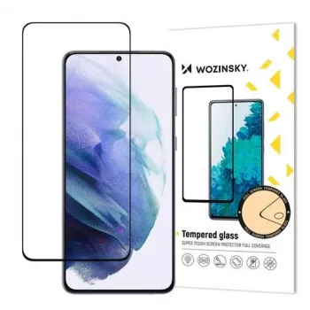 Wozinsky Cristal templado Full-Screen para Samsung Galaxy S22 Plus – 9H, 0,33 mm, 2,5D, oleófobo, sin burbujas, compatible con huella ultrasónica