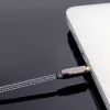 Wozinsky Cable USB-C a USB-C 3m Negro 60W PD carga rápida y sincronización de datos