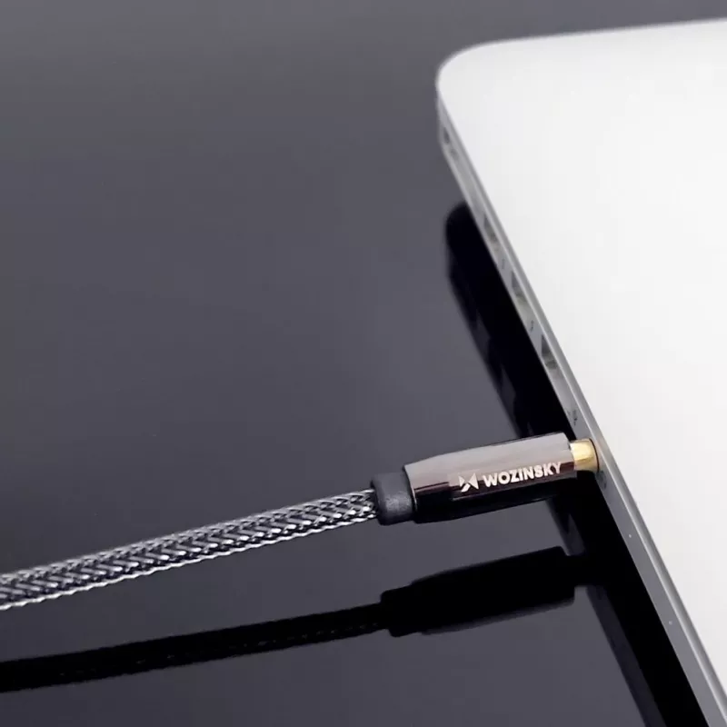 Wozinsky Cable USB-C a USB-C 3m Negro 60W PD carga rápida y sincronización de datos