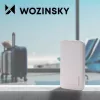 Wozinsky Bolsa de Portaequipajes para Bicicleta Blanca 13L Impermeable Alforja