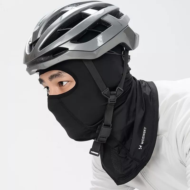Wozinsky WKM-01B pasamontañas para moto/bicicleta, negro