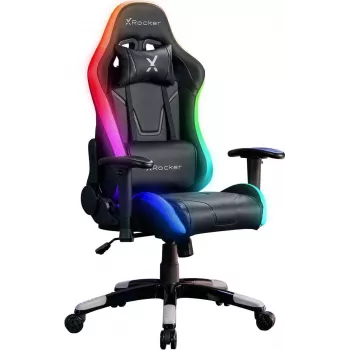 X Rocker Agility Compact Silla de oficina gaming eSports con iluminación LED y control por app - Negro (2023028)