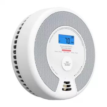 X-SENSE SC07-WX Detector inteligente de humo y monóxido de carbono Wi-Fi con batería de litio de 10 años