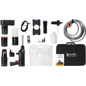 XARI Smart Kit XP2 set inalámbrico de dispositivos para coche con powerbank, hidrolimpiadora, aspirador, compresor y linterna