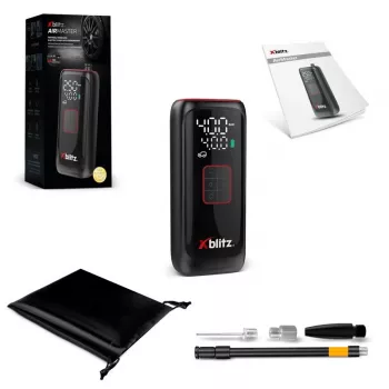Bomba eléctrica Xblitz AIRMASTER 150 PSI digital LED con parada automática