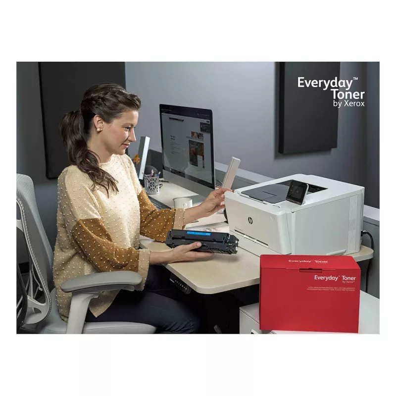 Xerox Everyday Cartucho de tóner cian de alto rendimiento para HP 415X (W2031X) - 006R04189