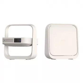 XGIMI Elfin Flip+ Proyector portátil Full HD, 800 lúmenes ANSI, DLP, Android TV 10.0, altavoces Harman Kardon
