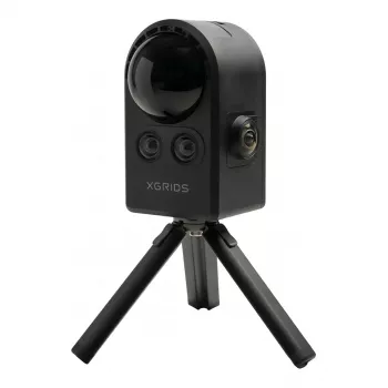 XGRIDS PortalCam Premium Kit – cámara de seguridad inteligente 2K QHD con detección por IA, Wi-Fi de doble banda, resistente al agua IP65, funcionamiento con batería, compatible con Alexa y Google Assistant