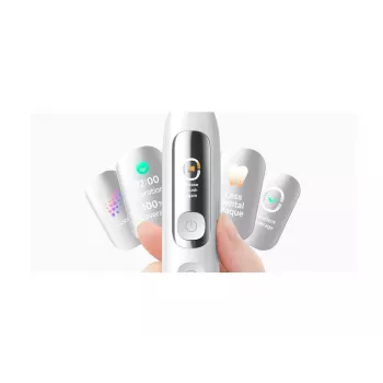 Xiaomi Mijia Smart Servo-Oscillation cepillo de dientes eléctrico Pro White – sónico, 39.600 vibraciones/min, Bluetooth, IPX7, carga inalámbrica, EU