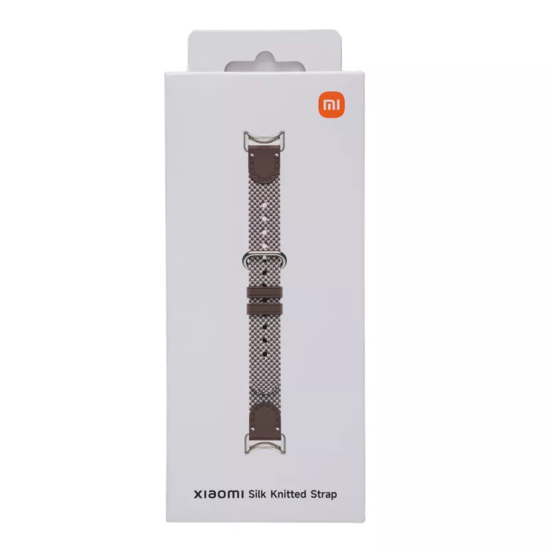Xiaomi Smart Band 10 Correa de seda tejida - Marrón Pluma