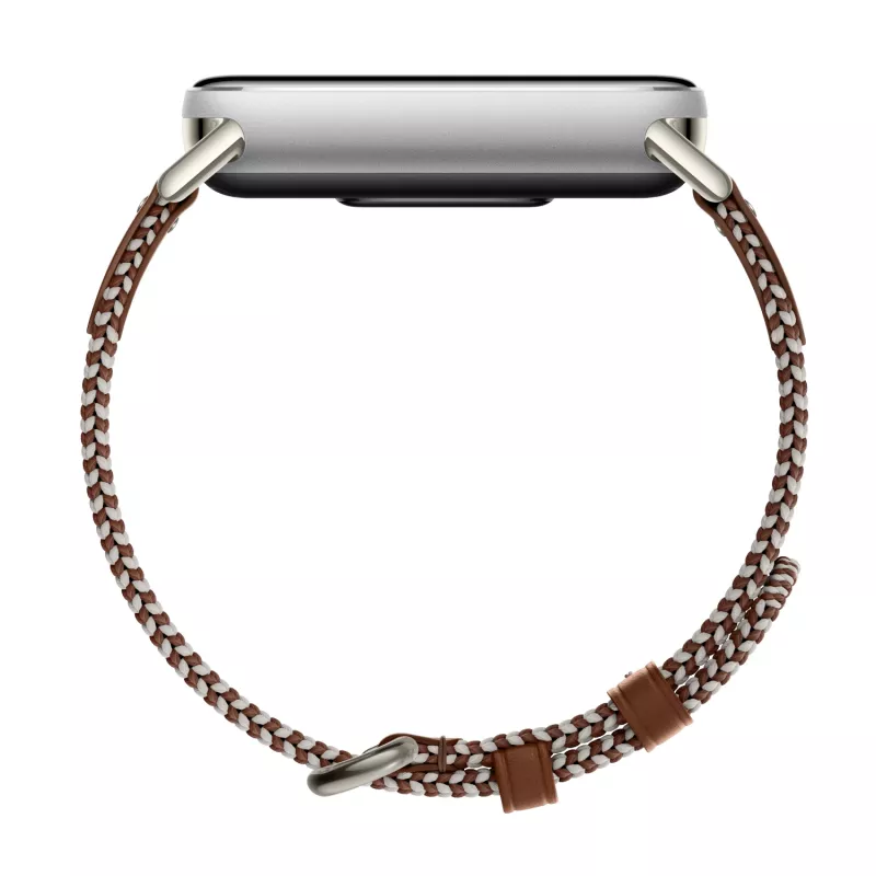 Xiaomi Smart Band 10 Correa de seda tejida - Marrón Pluma