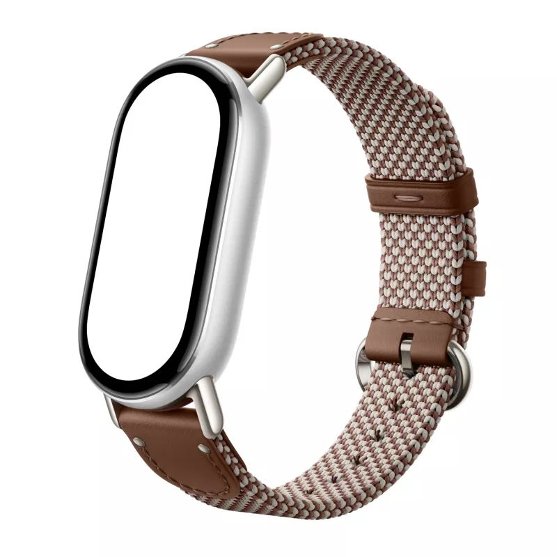 Xiaomi Smart Band 10 Correa de seda tejida - Marrón Pluma