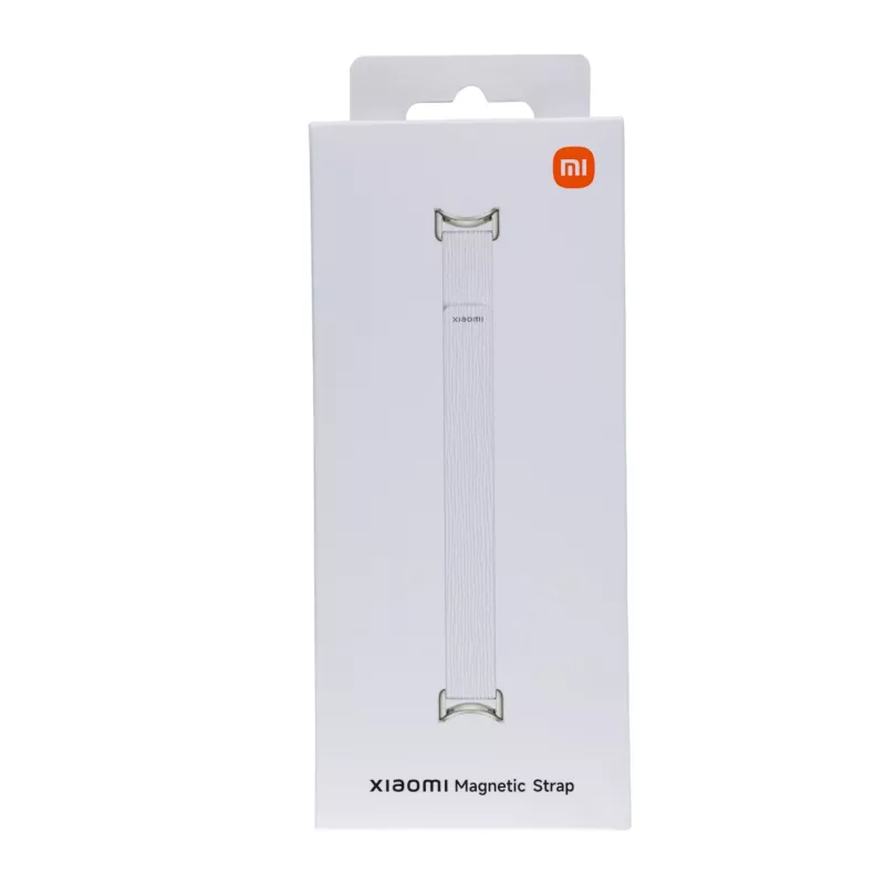Xiaomi Smart Band 10 Correa magnética de piel Kona - Blanco Glaciar