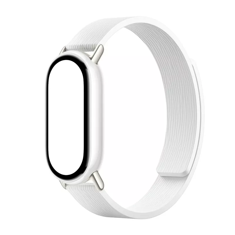 Xiaomi Smart Band 10 Correa magnética de piel Kona - Blanco Glaciar