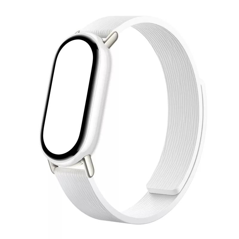 Xiaomi Smart Band 10 Correa magnética de piel Kona - Blanco Glaciar