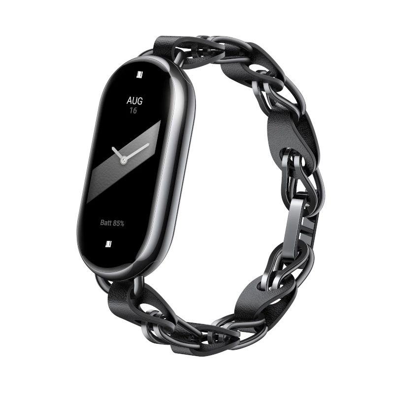 Xiaomi Smart Band 8 Correa de cadena - Negro