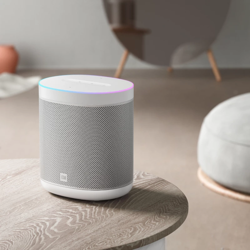 Xiaomi Smart Speaker con Google Assistant, Chromecast, mando por infrarrojos y reloj LED - negro