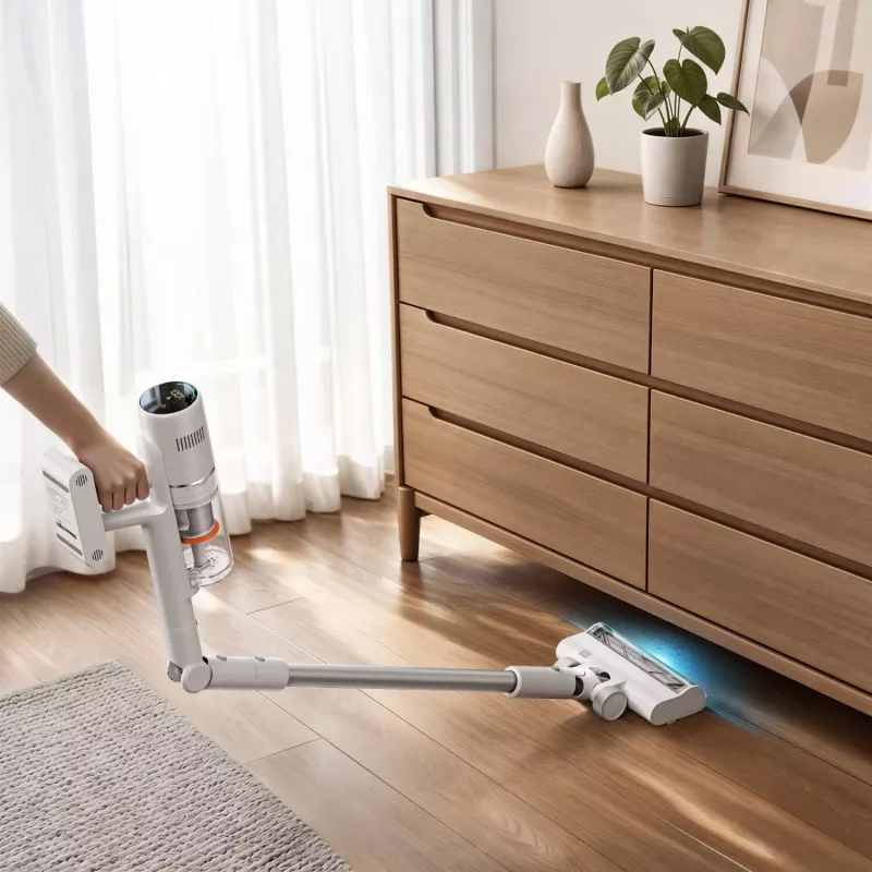 Aspirador de escoba Xiaomi Mijia Vacuum Cleaner 4, 600 W, Blanco