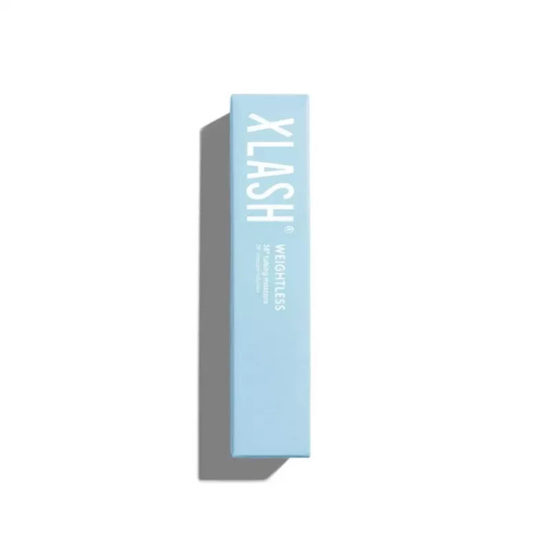 XLASH Máscara de pestañas Weightless - alargadora, definidora, curvadora, resistente al agua, vegana, 9 ml, negra