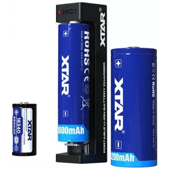 XTAR MC1 Cargador de batería de ion-litio de un solo canal USB-C