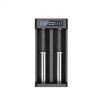 XTAR MC2+ Cargador para baterías cilíndricas Li-Ion 18650