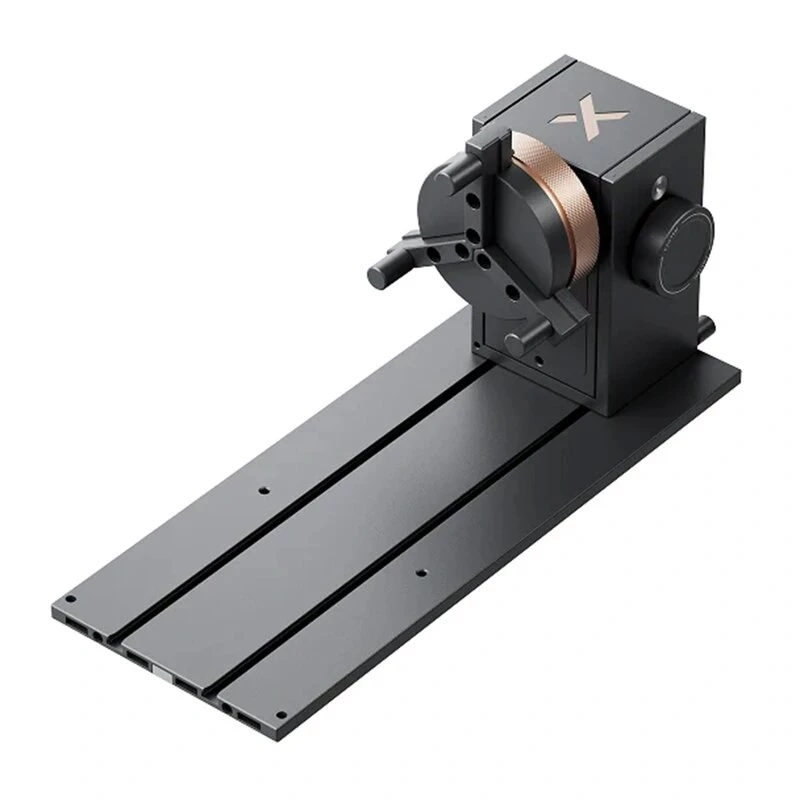 XTOOL RA3 Lite Adaptador giratorio – Accesorio rotativo 4 en 1 para grabador láser xTool (mandril, rodillo, anillo, bola)