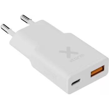 Xtorm Go2 Series SlimLine Cargador de pared 33W 1x USB-C 1x USB-A Blanco