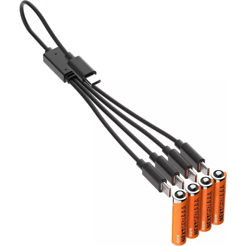 Xtorm NextGen Pilas AAA recargables USB-C (pack de 4)