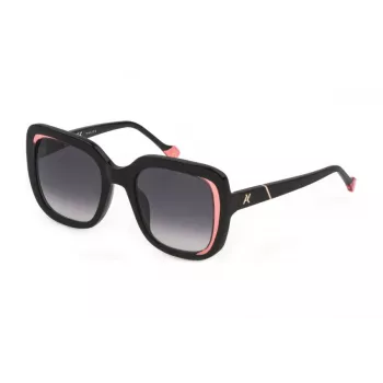 YALEA Gafas de sol para mujer SYA027N530700 - Montura rectangular de acetato con protección UV400 (53/22/140 mm)